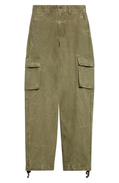 John Elliott Washed Corpus Cargo Pants In Army