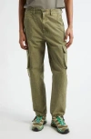 John Elliott Straight-leg Cotton Cargo Pants In Green