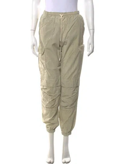 Pre-owned John Elliott Wide Leg Pants In Green