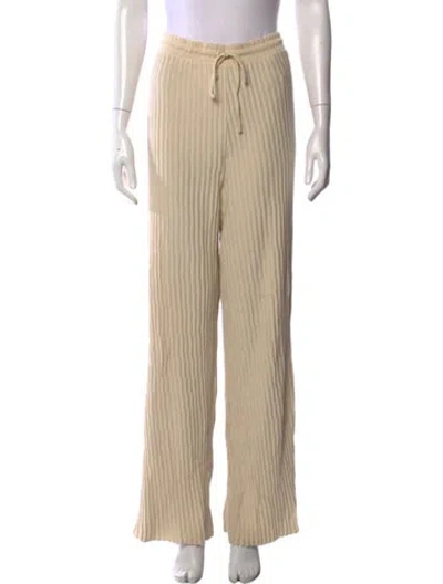 Pre-owned John Elliott Wide Leg Pants In Neutrals