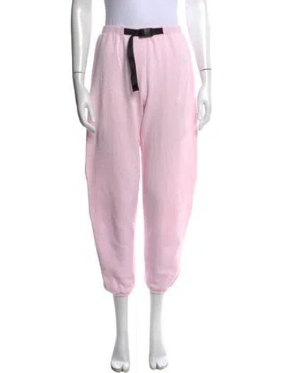 Pre-owned John Elliott Wide Leg Pants In Pink