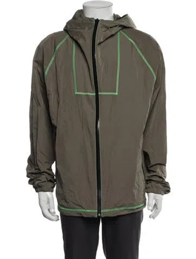 Pre-owned John Elliott Windbreaker In Green