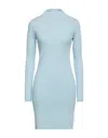 John Elliott Short Dresses In Blue
