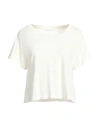 John Elliott Woman T-shirt White Size 3 Cotton In White