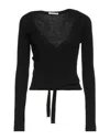 John Elliott Wrap Cardigans In Black