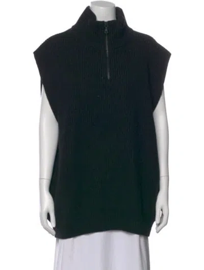 Pre-owned John Elliott Wool Mock Neck Sweater W/ Tags In Black