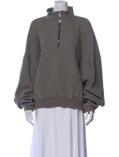 Pre-owned John Elliott Wool Patterned Pullover In Grey