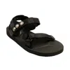 John Elliott X Blackmeans X Suicoke Black Lotus Sandals In Black