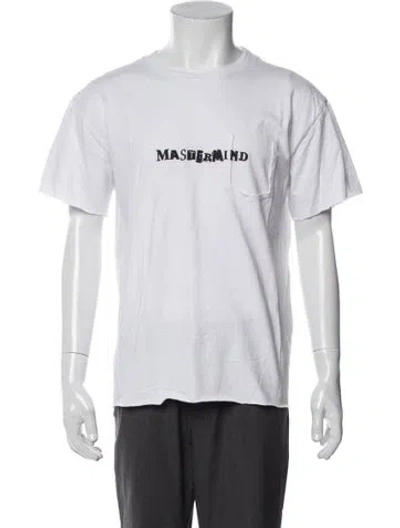 Pre-owned John Elliott X Mastermind Graphic Print Shirt W/ Tags In White