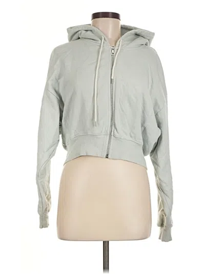 Pre-owned John Elliott Zip Up Hoodie In Gray
