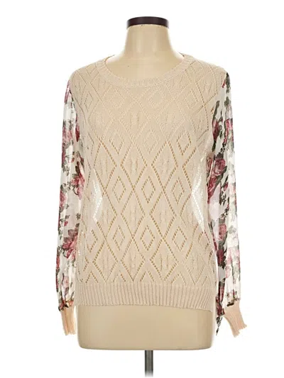 Pre-owned John Fashion Long Sleeve Blouse In White