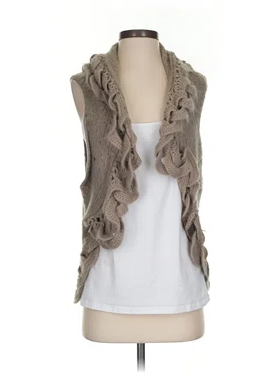 Pre-owned John Fashion Sweater Vest In Brown