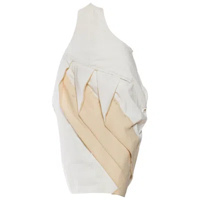Pre-owned John Galliano 2000s  Working Muslin Sample Skirt From Galliano's Archive In Sand