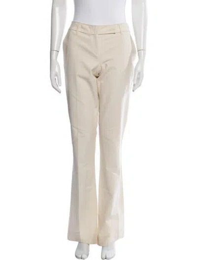 Pre-owned John Galliano 2010's Flared Pants In Neutrals