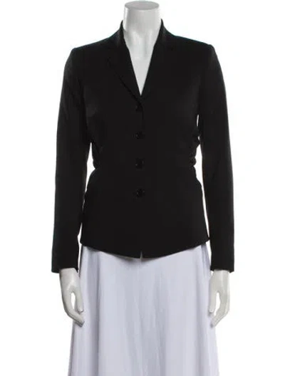 Pre-owned John Galliano 2010's Virgin Wool Blazer In Black