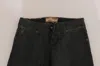John Galliano Black Washed Low Waist Regular Leg Denim Pants In Black