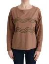 John Galliano Cotton Studded Sweater