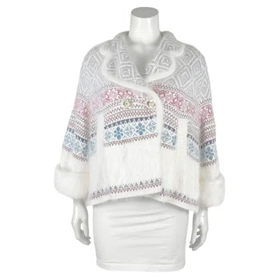 Pre-owned John Galliano Early 2000's  Knitted Jacket In Gray