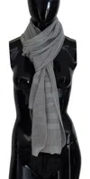 John Galliano Logo Knitted Neck Wrap Shawl Foulard Women's Scarf