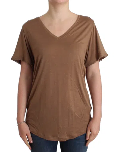 John Galliano Short Sleeve Top In Brown