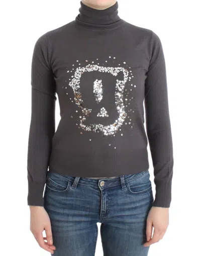 JOHN GALLIANO ELEGANT VIRGIN WOOL TURTLENECK WOMEN'S SWEATER
