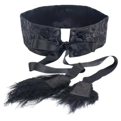 Pre-owned John Galliano Galliano Belt By  Circa 2004 In Black