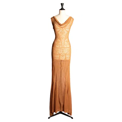 Pre-owned John Galliano Galliano Dress By  Circa 2004 In Orange