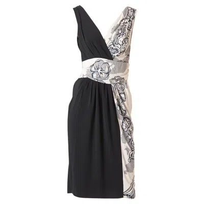 Pre-owned John Galliano Jersey Dress In Black