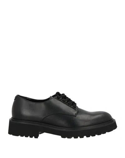 John Galliano Man Lace-up Shoes Black Size 9 Calfskin