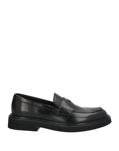 John Galliano Man Loafers Black Size 9 Leather