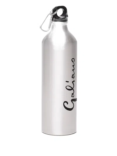 John Galliano Metal Water Bottle (750ml) In Metallic
