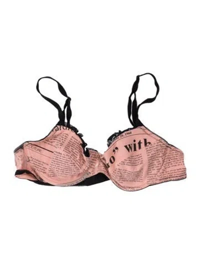 Pre-owned John Galliano Printed Pajamas In Pink