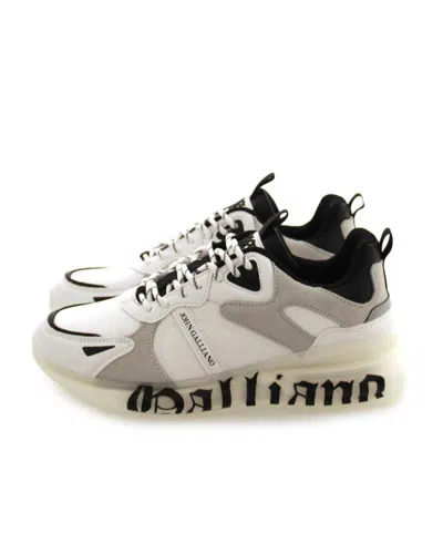 John Galliano Shoes  Women's Black White Sneakers 39 - 15502-cp-a-39 In Neutral