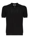 John Galliano Short-sleeve Knitted T-shirt In Black