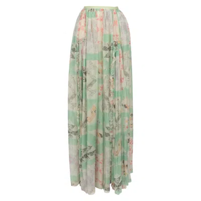 Pre-owned John Galliano Skirt In Gray