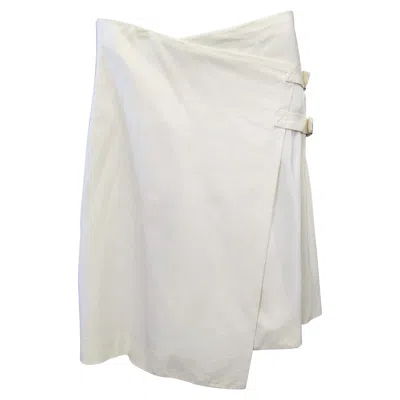 Pre-owned John Galliano Spring/summer 2000 Asymmetrical Wrap Kilt Skirt In Gray