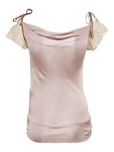 Pre-owned John Galliano Tie-up Top