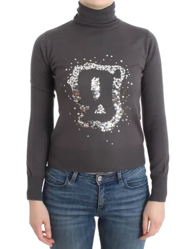 John Galliano Turtleneck Cotton Women's Sweater In Brown