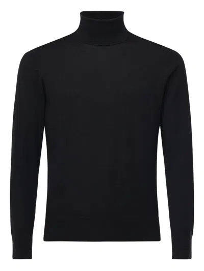 John Galliano Turtleneck Sweater In Black