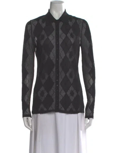 Pre-owned John Galliano Vintage 1990's Top In Gray