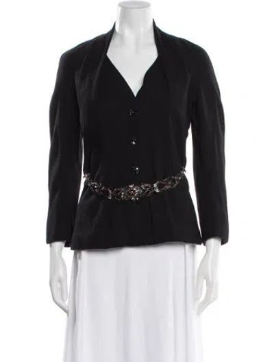 Pre-owned John Galliano Vintage 1995 Blazer In Black