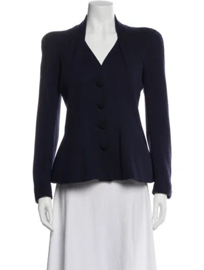 Pre-owned John Galliano Vintage 1995 Blazer In Blue