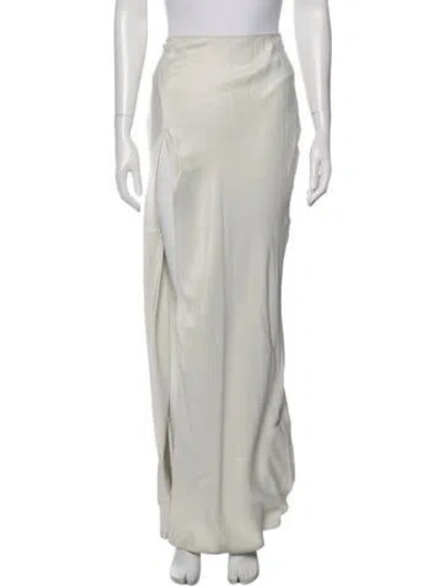 Pre-owned John Galliano Vintage 1995 Long Skirt In White