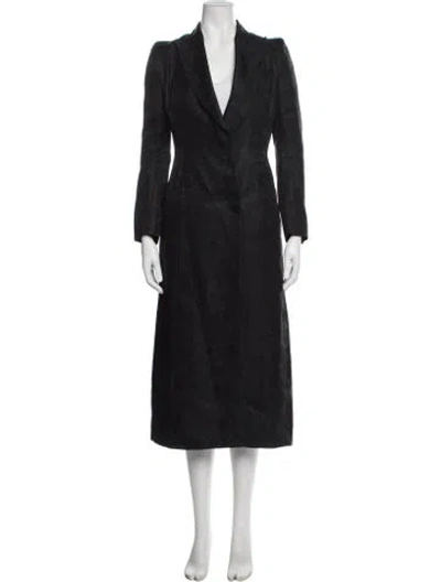 Pre-owned John Galliano Vintage 1996 Coat In Black