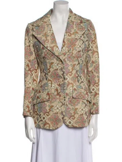 Pre-owned John Galliano Vintage 1997 Blazer In Neutral