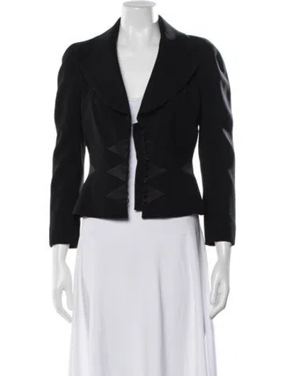 Pre-owned John Galliano Vintage 1998 Blazer In Black