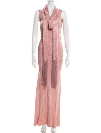 Pre-owned John Galliano Vintage 1998 Long Dress In Pink