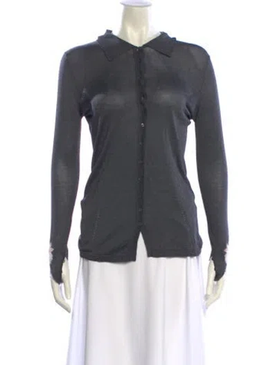 Pre-owned John Galliano Vintage 1998 Sweater In Gray