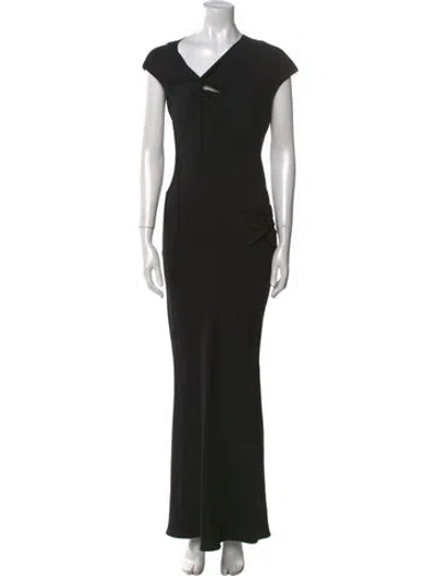Pre-owned John Galliano Vintage 1999 Long Dress In Black