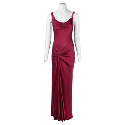 Pre-owned John Galliano Vintage 1999 Women's Evening Gown In Excellent Condition Fr38 In Red